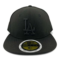 Kids Los Angeles Dodgers Black on with UV Custom New Era 59FIFTY Fitted Hat