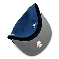 Kids Los Angeles Dodgers Indigo and Black "WS24 Collection" Gray UV Custom New Era 59FIFTY Fitted Hat
