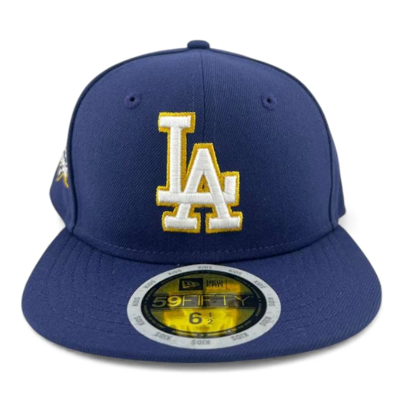 Kids Los Angeles Dodgers Light Navy "WS24 Collection" Gray UV Custom New Era 59FIFTY Fitted Hat