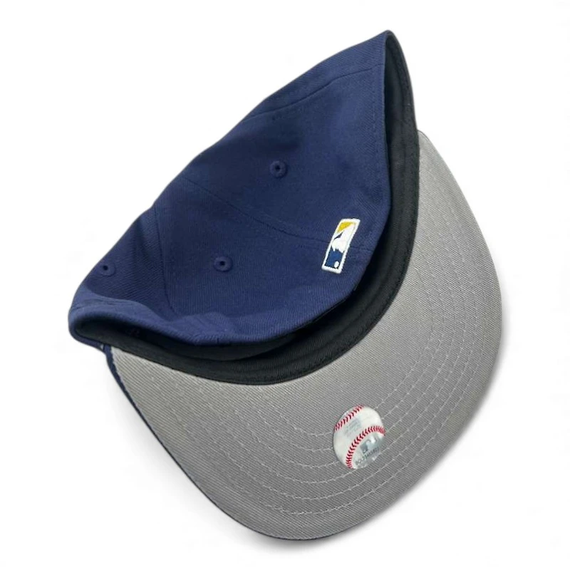 Kids Los Angeles Dodgers Light Navy "WS24 Collection" Gray UV Custom New Era 59FIFTY Fitted Hat