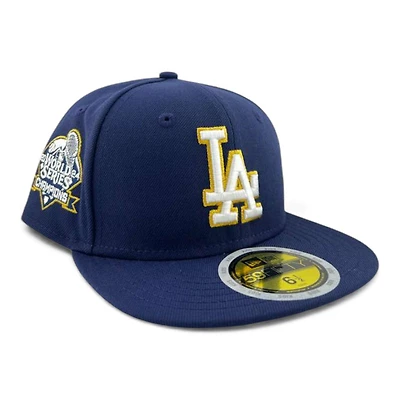 Kids Los Angeles Dodgers Light Navy "WS24 Collection" Gray UV Custom New Era 59FIFTY Fitted Hat