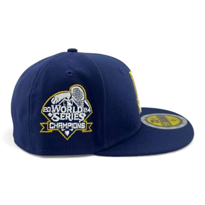 Kids Los Angeles Dodgers Light Navy "WS24 Collection" Gray UV Custom New Era 59FIFTY Fitted Hat