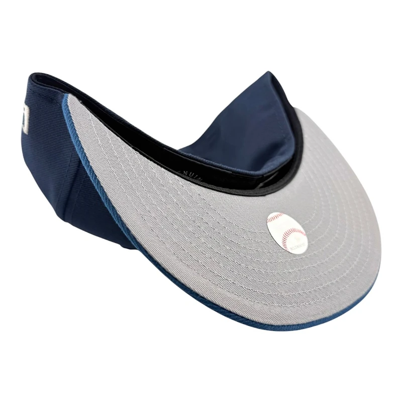 Los Angeles Dodgers Oceanside Navy and Seashore Blue Viva Patch Grey UV New Era 59FIFTY Fitted Hat