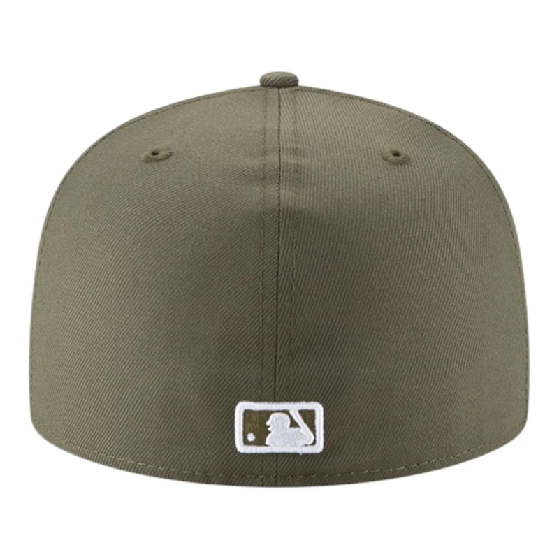 Los Angeles Dodgers Olive Green Back-to-Back World Series Champs Circle Patch New Era 59FIFTY Fitted Hat