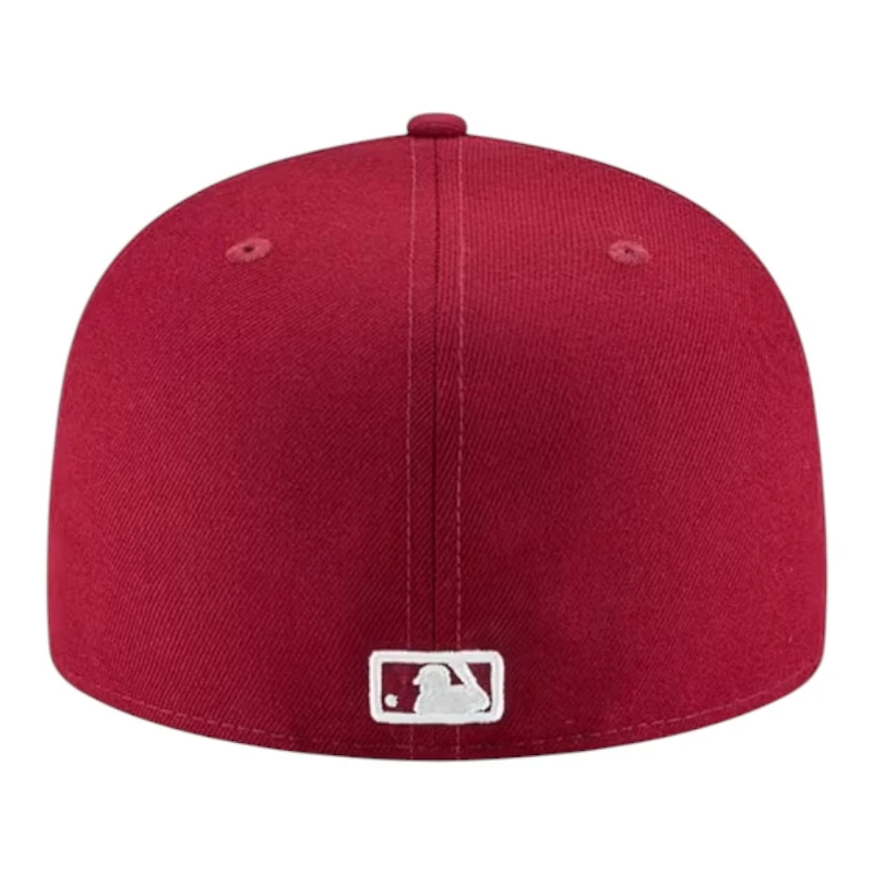 Los Angeles Dodgers Cardinal Red Back-to-Back World Series Champs Diamond Patch New Era 59FIFTY Fitted Hat