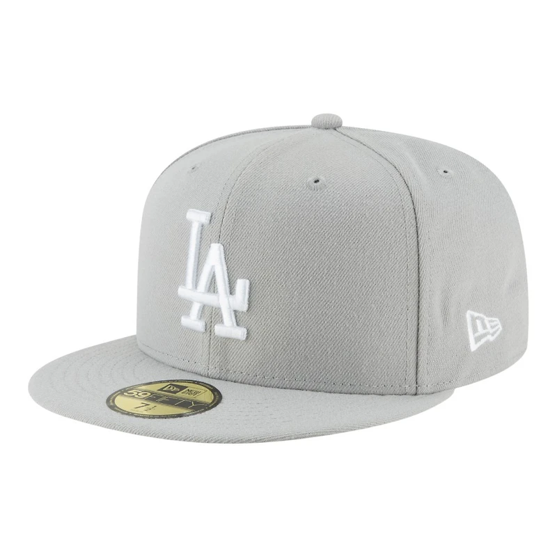 Los Angeles Dodgers Gray World Series Champs Samurai Patch Grey UV New Era 59FIFTY Fitted Hat