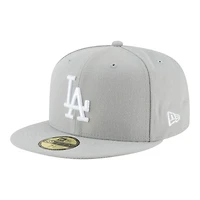 Los Angeles Dodgers Gray World Series Champs Samurai Patch Grey UV New Era 59FIFTY Fitted Hat