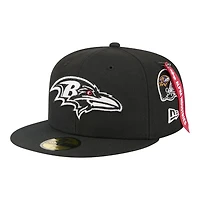 Baltimore Ravens Black New Era x Alpha Industries 59FIFTY Fitted Hat