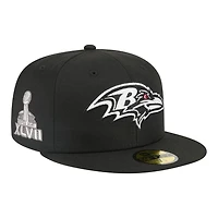 Baltimore Ravens Black New Era x Alpha Industries 59FIFTY Fitted Hat