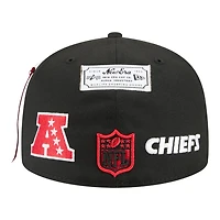 Kansas City Chiefs Black New Era x Alpha Industries 59FIFTY Fitted Hat
