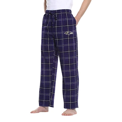 Baltimore Ravens Purple Concepts Sport Ultimate Flannel Sleep Pajama Lounge Pants