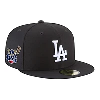 Los Angeles Dodgers World Series Champs Samurai Patch Grey UV New Era 59FIFTY Fitted Hat