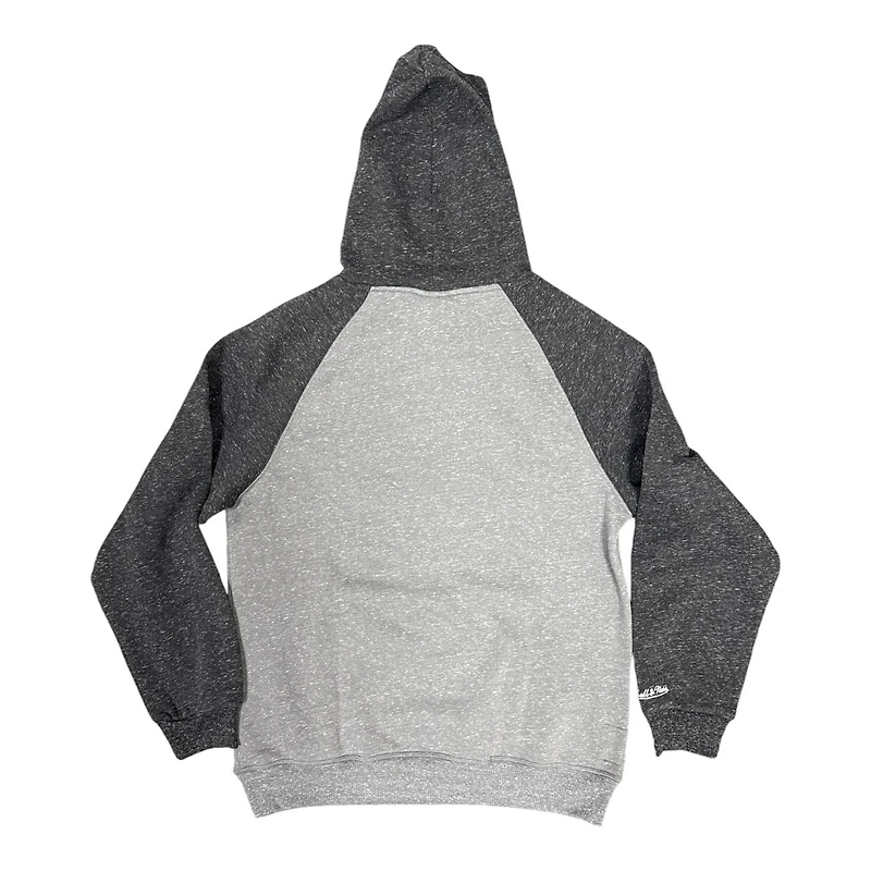 Utah Mammoth Grey Primary Logo Mitchell & Ness Fleece Hoodie