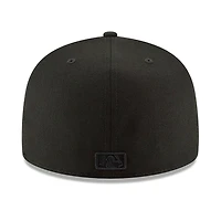 Los Angeles Dodgers Black on with Gold 2025 World Series Champions Patch Grey UV New Era 59FIFTY Fitted Hat