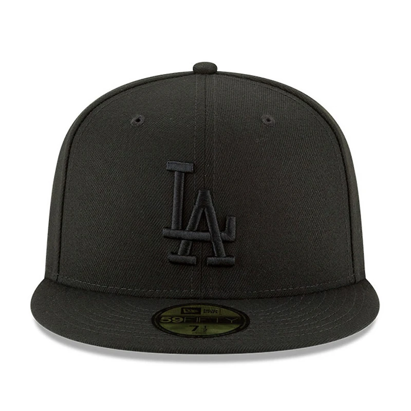 Los Angeles Dodgers Black on with Gold 2025 World Series Champions Patch Grey UV New Era 59FIFTY Fitted Hat