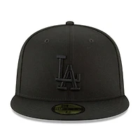 Los Angeles Dodgers Black on with Gold 2025 World Series Champions Patch Grey UV New Era 59FIFTY Fitted Hat