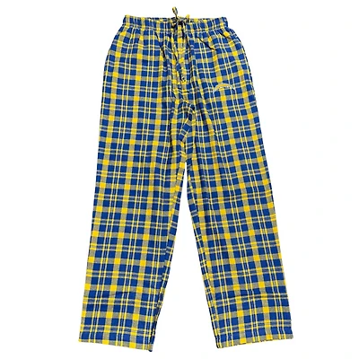 Los Angeles Chargers Yellow Concepts Sport Hawthorn Flannel Sleep Pajama Lounge Pants