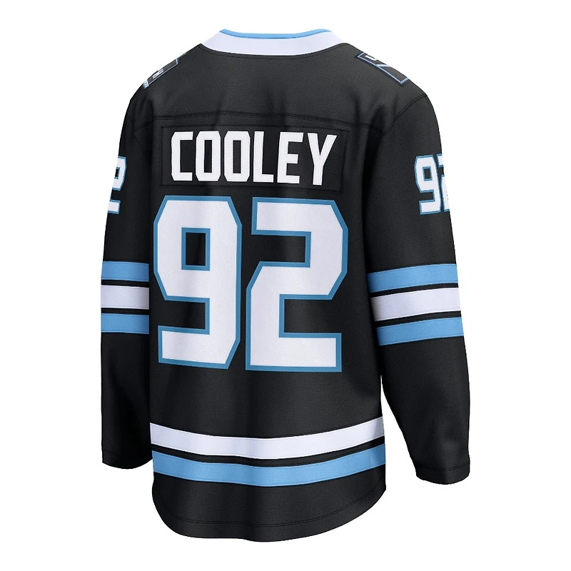 Utah Mammoth Logan Cooley Black Fanatics Home Breakaway Player Jersey