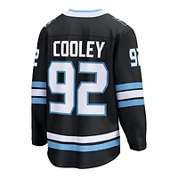 Utah Mammoth Logan Cooley Black Fanatics Home Breakaway Player Jersey