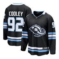 Utah Mammoth Logan Cooley Black Fanatics Home Breakaway Player Jersey