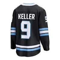 Utah Mammoth Clayton Keller Black Fanatics Home Breakaway Player Jersey