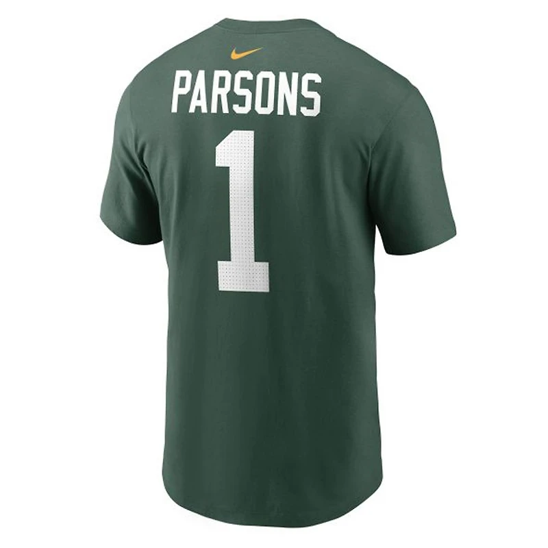 Green Bay Packers Micah Parsons Name & Number Nike T-Shirt