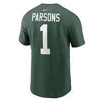Green Bay Packers Micah Parsons Name & Number Nike T-Shirt