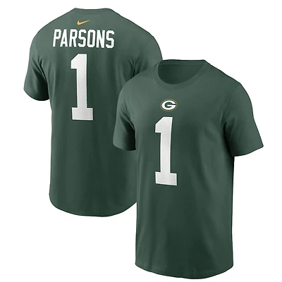 Green Bay Packers Micah Parsons Name & Number Nike T-Shirt