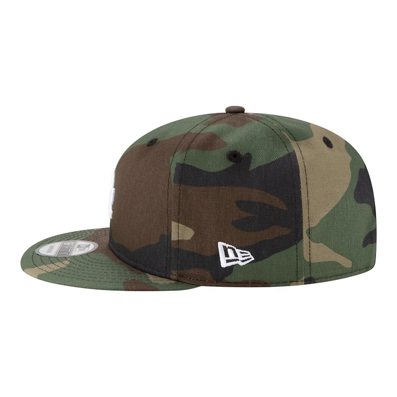 Los Angeles Dodgers Woodland Camo 2025 World Series Champions Patch New Era 9FIFTY Snapback Hat