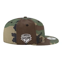Los Angeles Dodgers Woodland Camo 2025 World Series Champions Patch New Era 9FIFTY Snapback Hat