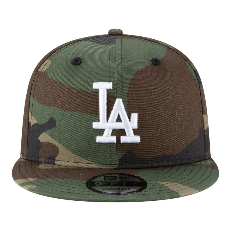 Los Angeles Dodgers Woodland Camo World Series Champs Samurai Patch New Era 9FIFTY Snapback Hat