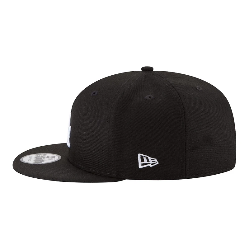 Los Angeles Dodgers Black & White World Series Champs Samurai Patch New Era 9FIFTY Snapback Hat