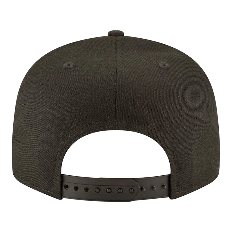 Los Angeles Dodgers Black on Black Back-to-Back Champs Baseball Diamond Patch New Era 9FIFTY Snapback Hat