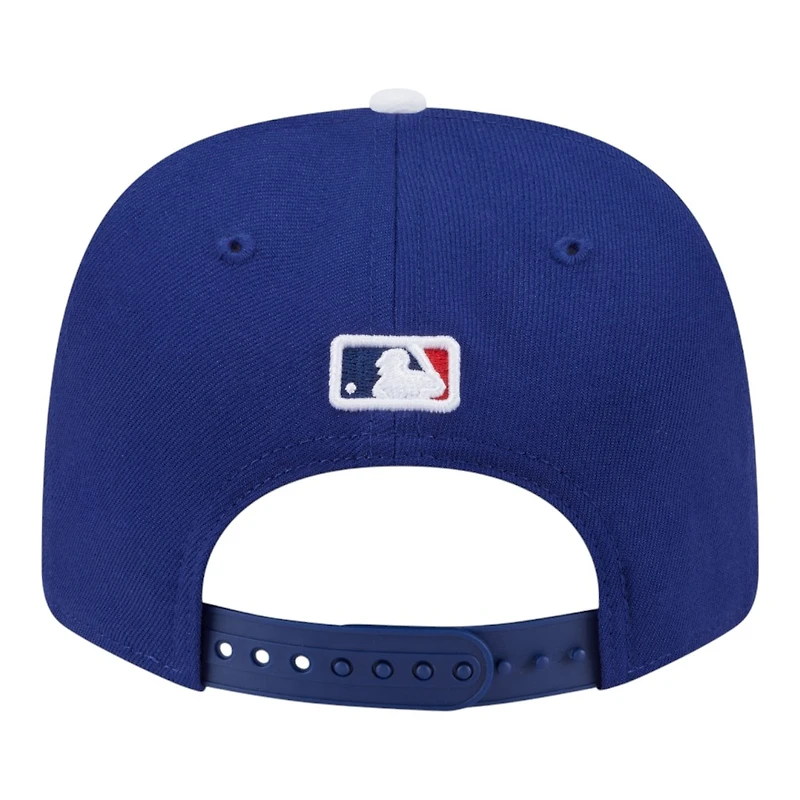 Los Angeles Dodgers Royal Blue Back-to-Back Champs Baseball Diamond Patch New Era 9SEVENTY Stretch-Snap Hat