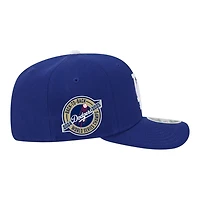 Los Angeles Dodgers Royal Blue Back-to-Back Champs Circle Patch New Era 9SEVENTY Stretch-Snap Hat