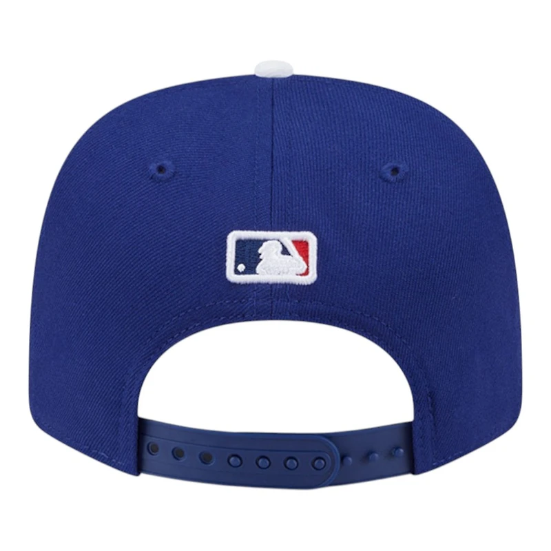 Los Angeles Dodgers Royal Blue Back-to-Back Champs Circle Patch New Era 9SEVENTY Stretch-Snap Hat
