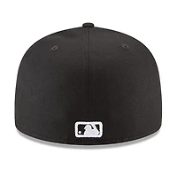 Los Angeles Dodgers Black & White Back-to-Back World Series Champs Diamond Patch Grey UV New Era 59FIFTY Fitted Hat