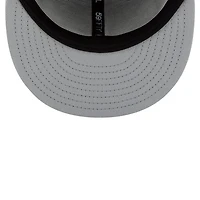 Los Angeles Dodgers Black & White Back-to-Back World Series Champs Diamond Patch Grey UV New Era 59FIFTY Fitted Hat