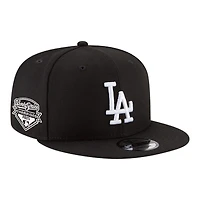 Los Angeles Dodgers Black and White 2025 World Series Champions Grey UV New Era 9FIFTY Snapback Hat