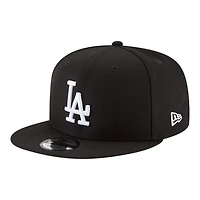 Los Angeles Dodgers Black and White 2025 World Series Champions Grey UV New Era 9FIFTY Snapback Hat