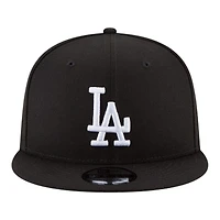 Los Angeles Dodgers Black and White 2025 World Series Champions Grey UV New Era 9FIFTY Snapback Hat