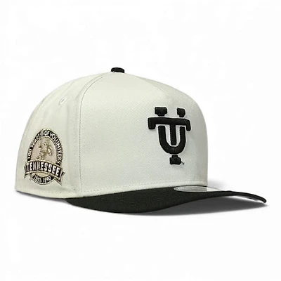 Tennessee Volunteers Chrome and Black 100 Years Patch New Era 9FIFTY A-Frame Snapback Hat