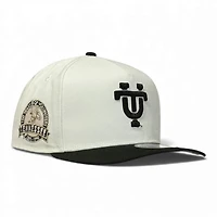 Tennessee Volunteers Chrome and Black 100 Years Patch New Era 9FIFTY A-Frame Snapback Hat