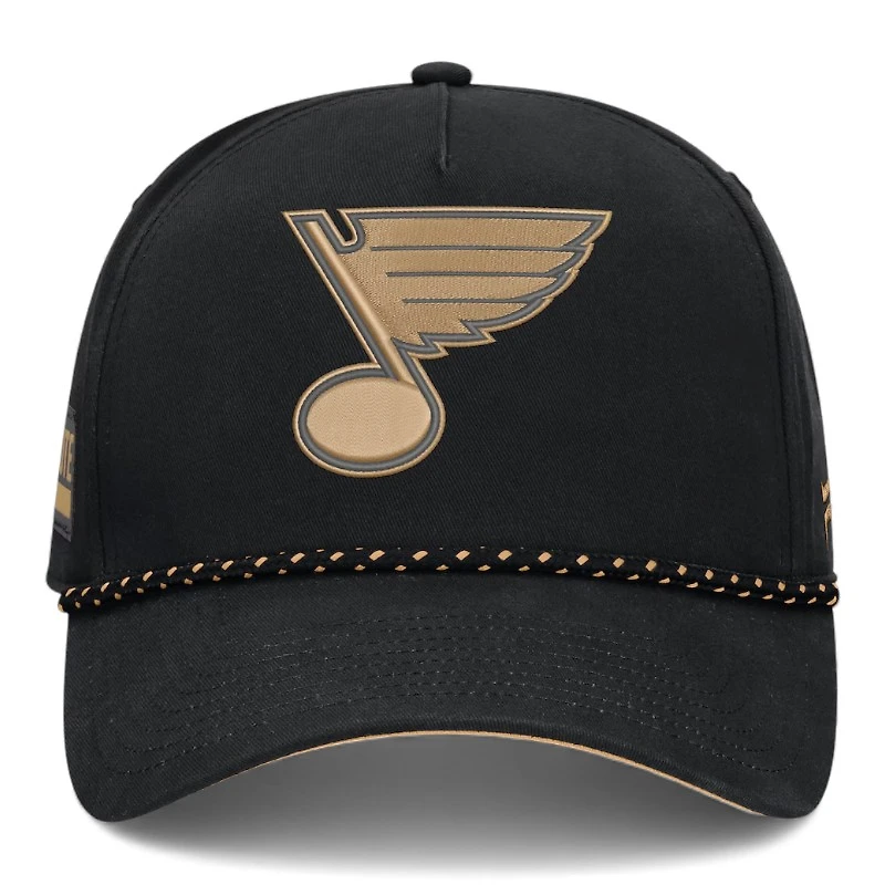 St. Louis Blues Black Military Appreciation Authentic Pro A-Frame Adjustable Hat