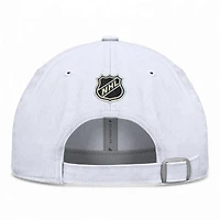 St. Louis Blues WHite Authentic Pro Hockey Fights Cancer Fanatics Adjustable Hat
