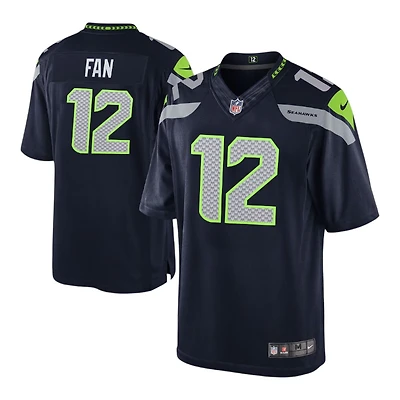 Youth Seattle Seahawks 12 Fan Nike Navy Game Jersey