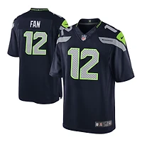 Youth Seattle Seahawks 12 Fan Nike Navy Game Jersey