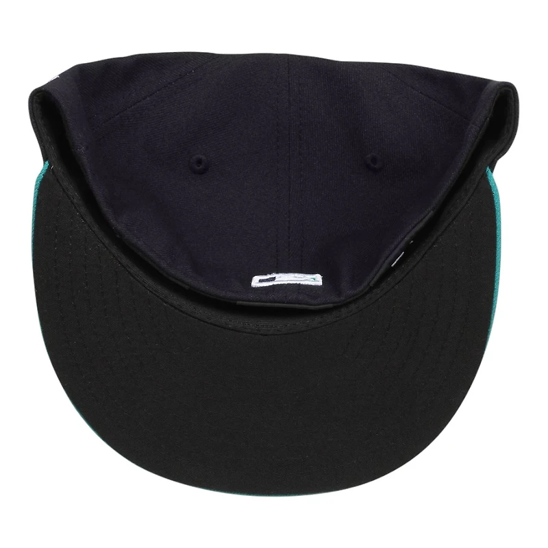Seattle Mariners Navy and Teal 50 Seasons Patch New Era 59FIFTY Fitted Hat