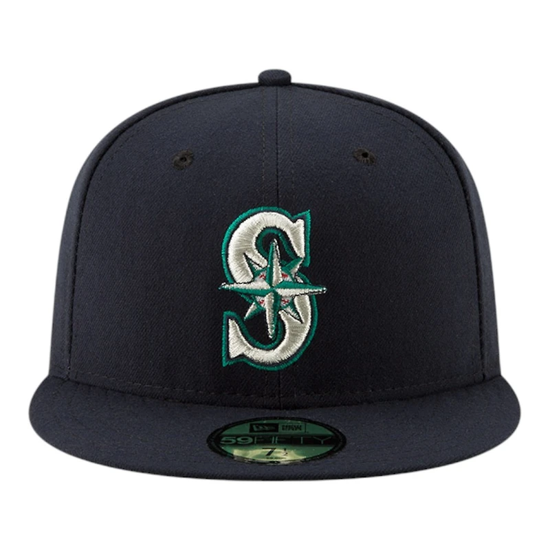 Seattle Mariners Navy 50 Seasons Patch New Era 59FIFTY Fitted Hat