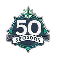 Seattle Mariners Navy 50 Seasons Patch New Era 9TWENTY Adjustable Hat